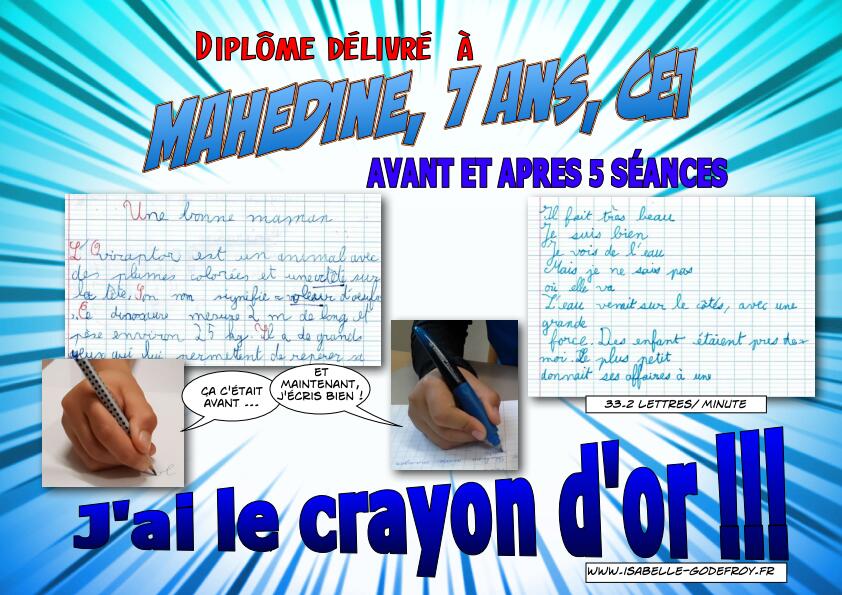 diplôme Mahedine