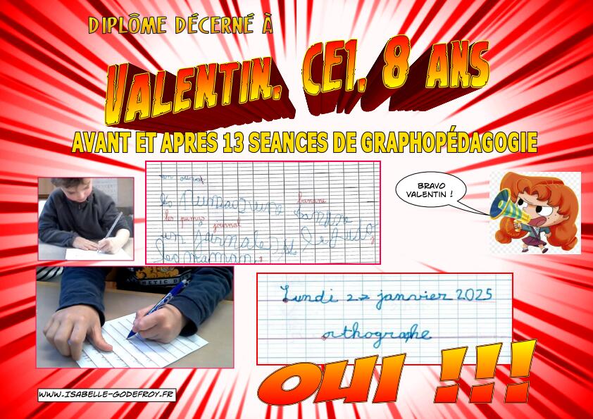 diplôme Valentin