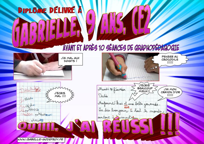 diplôme Gabrielle