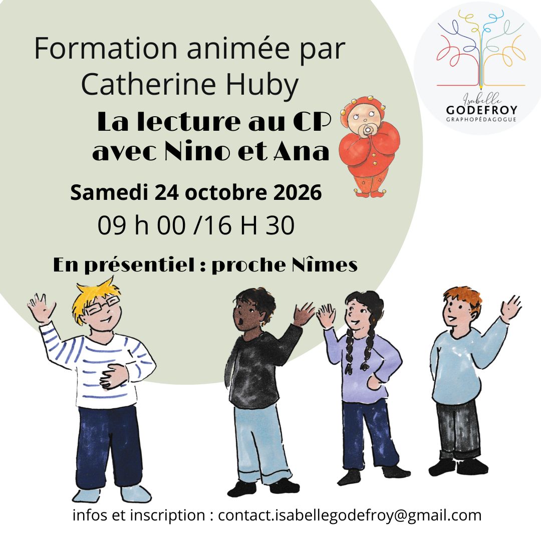 La lecture au CP avec Nino et Ana Catherine Huby